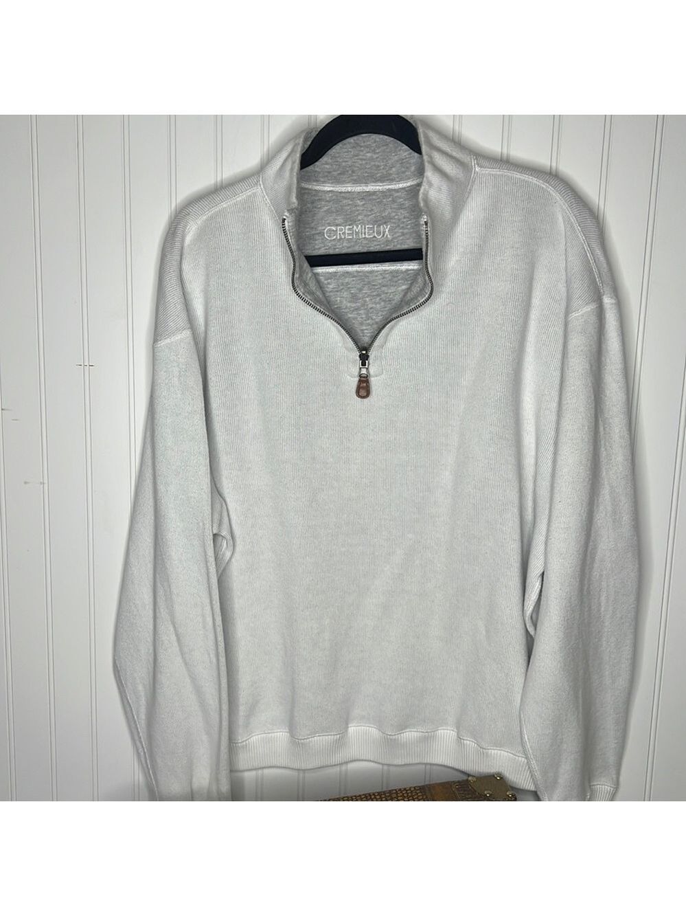 - Cremieux Reversible 1/4 Zip Sweat Shirt size XXL